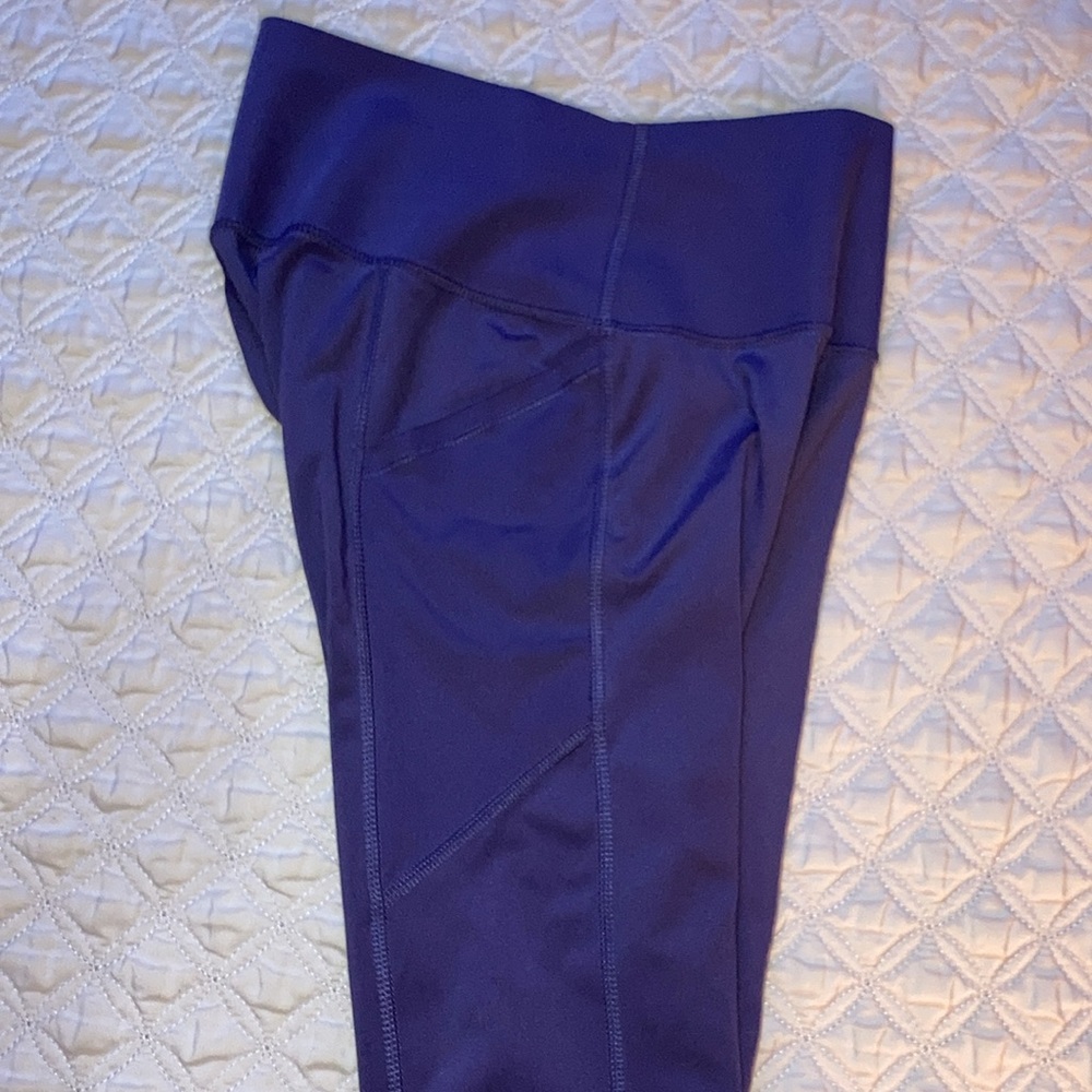 Girls Super Cute Workout Set ~ High Waisted Leggings and Shelf Bra Tank Sz 10/12 - Picture 9 of 12